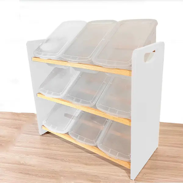 Juguetero COREVA Nano | 9 contenedores | Organizador Montessori compacto