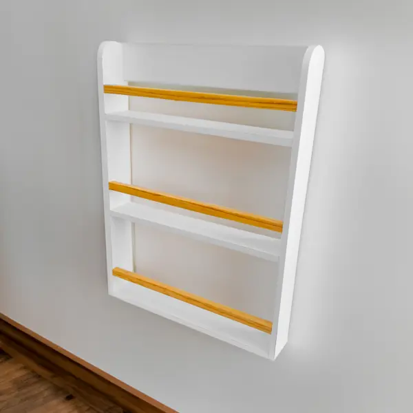 Revistero Montessori COREVA | Mueble organizador infantil para libros y cuentos